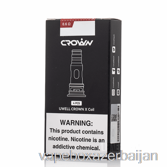 Vape Smoke Uwell Crown X Replacement Coils 0.6ohm Crown X Coils